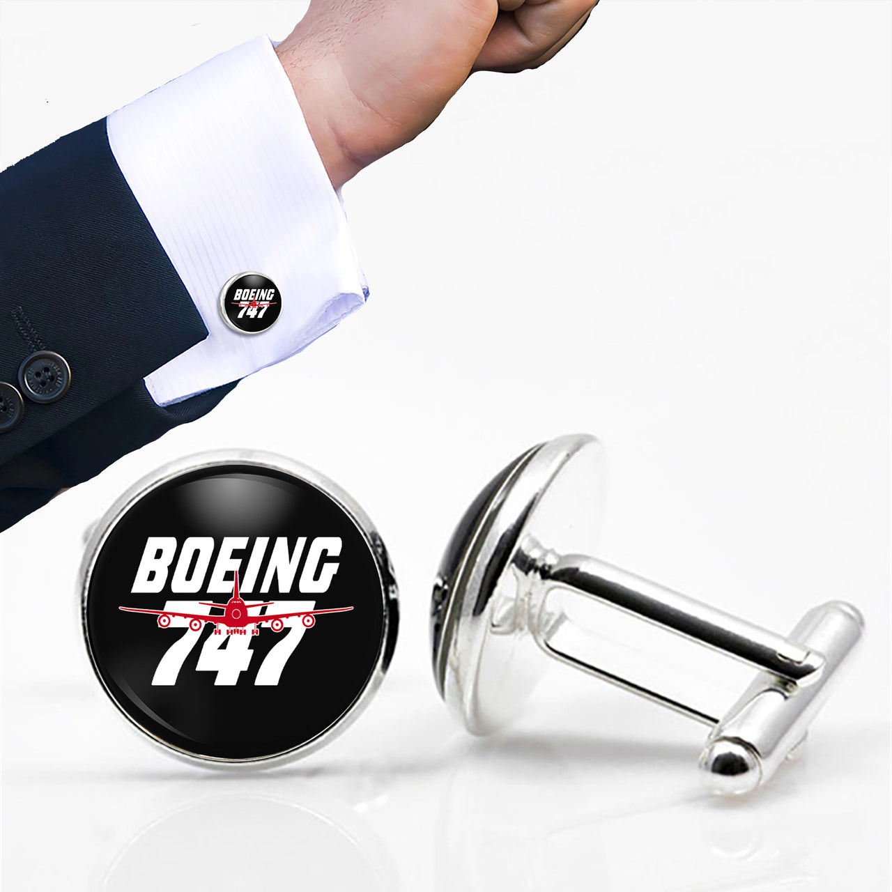 Amazing Boeing 747 Designed Cuff Links