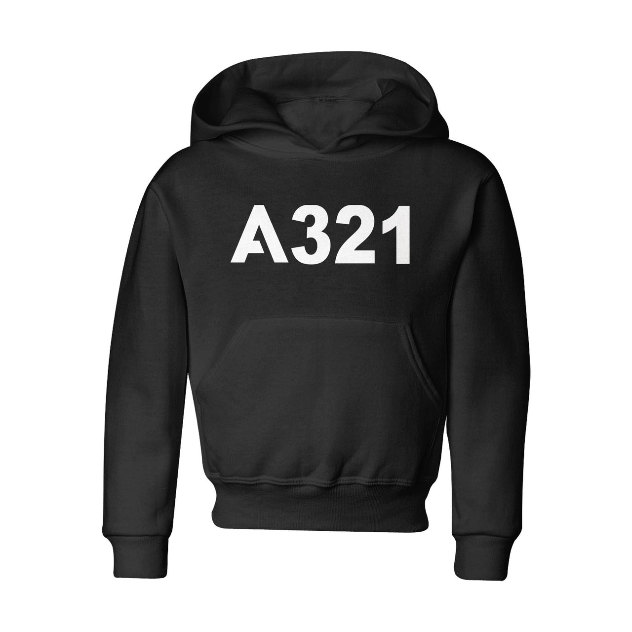 A321 Flat Text Designed "CHILDREN" Hoodies