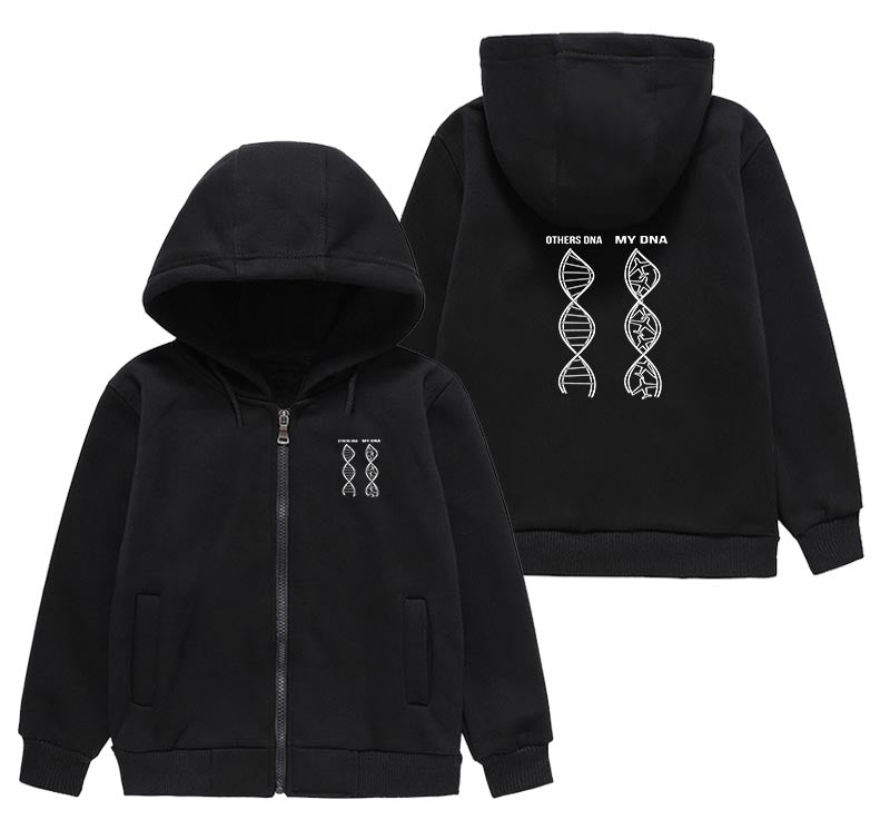 Aviation DNA Designed "CHILDREN" Zipped Hoodies