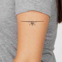 Thumbnail for Cessna 172 Silhouette Designed Tattoes