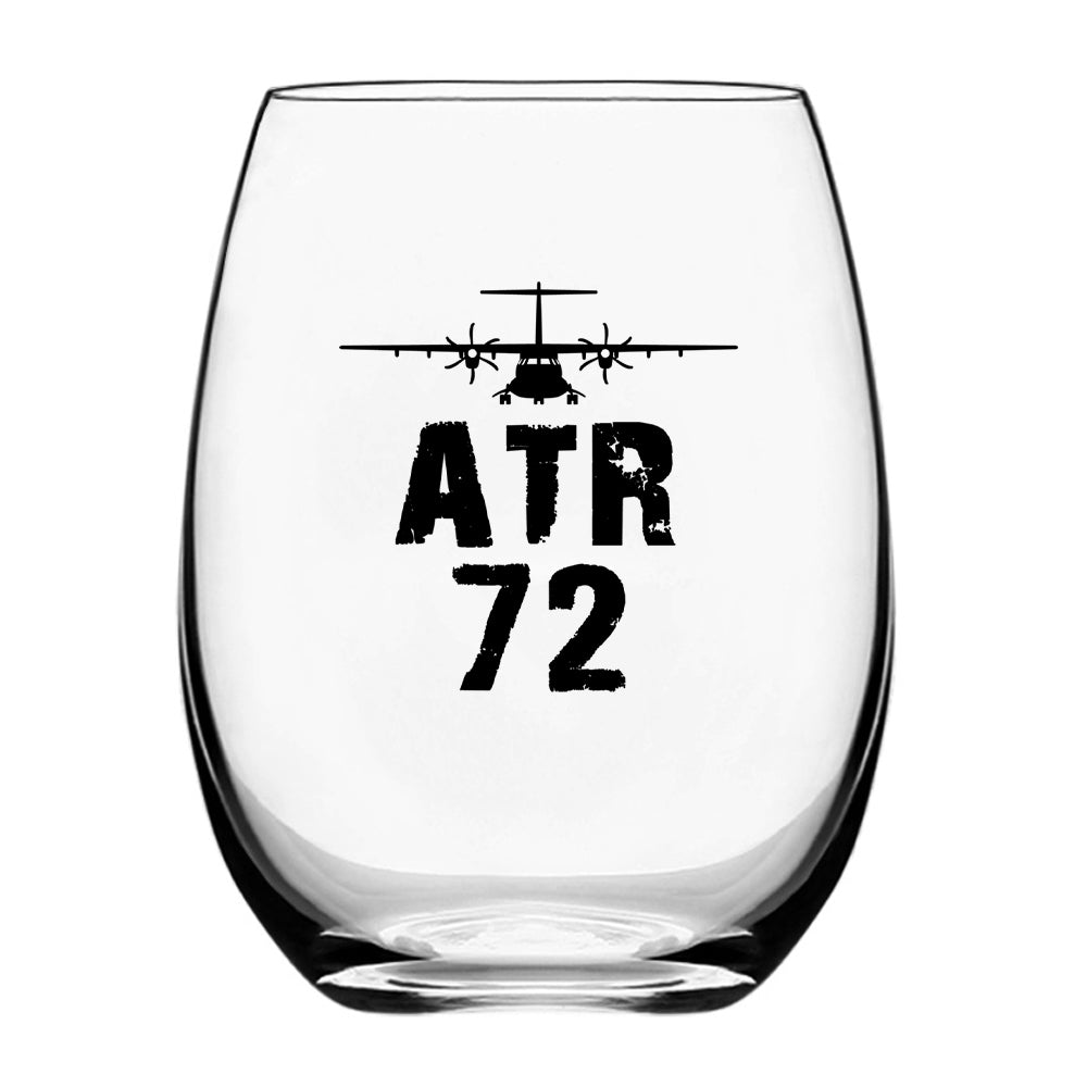 ATR-72 & Plane Designed Beer & Water Glasses