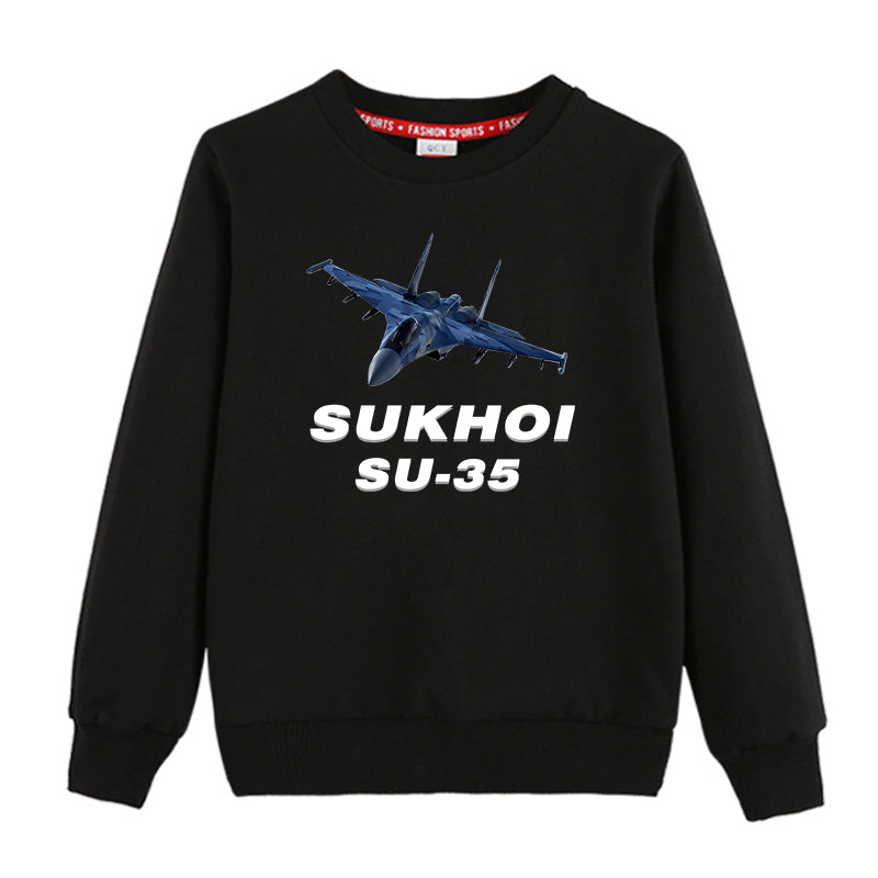 The Sukhoi SU-35 Designed "CHILDREN" Sweatshirts