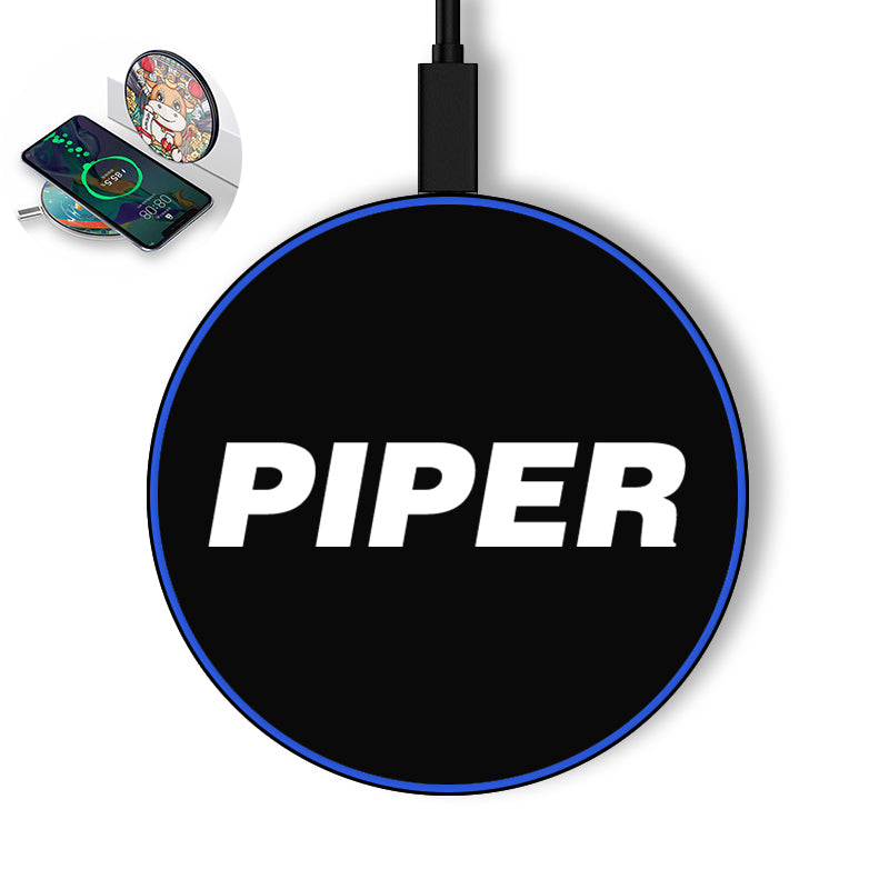 Piper & Text Designed Wireless Chargers