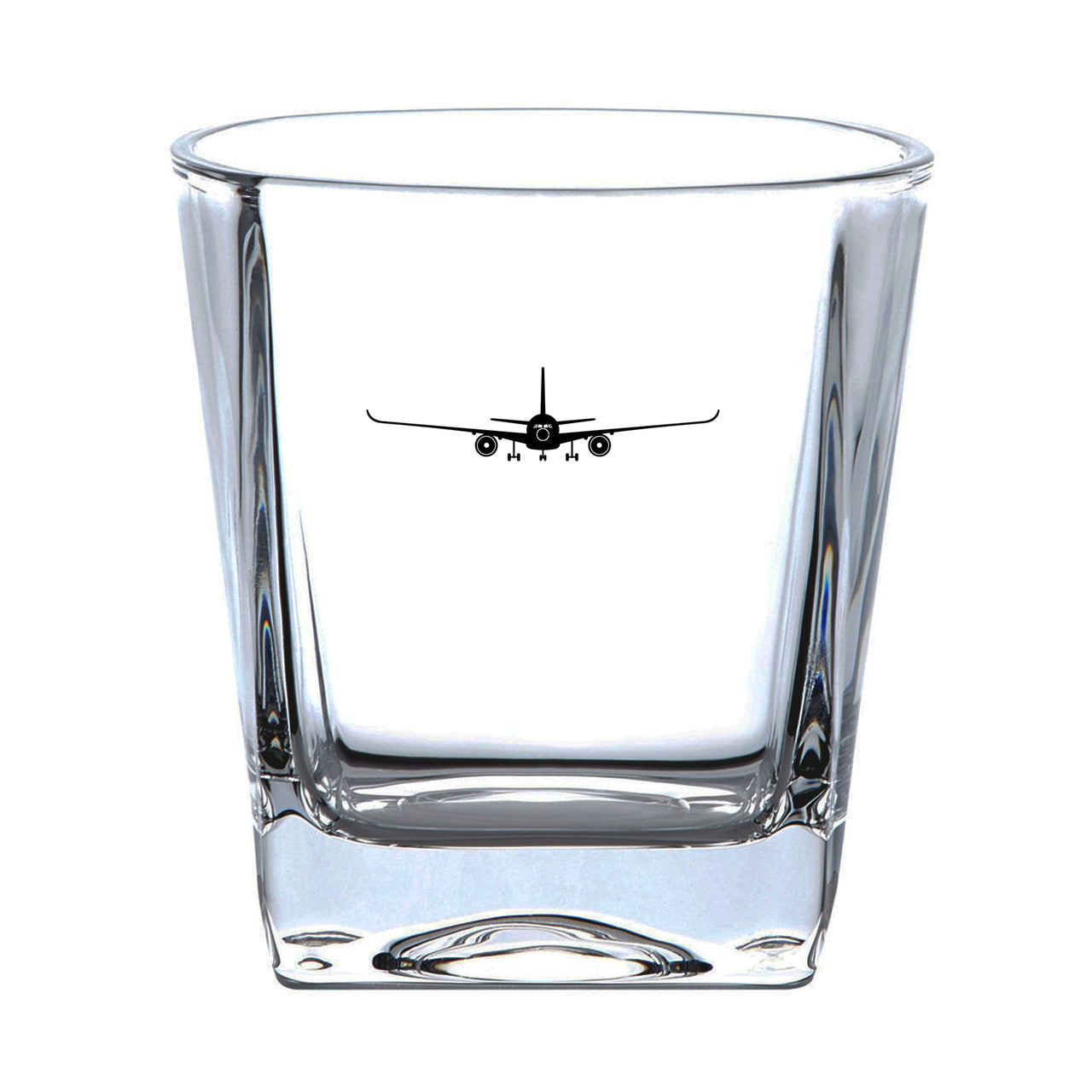 Airbus A350 Silhouette Designed Whiskey Glass