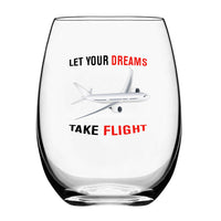 Thumbnail for Let Your Dreams Take Flight Designed Beer & Water Glasses