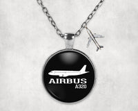 Thumbnail for Airbus A320 Printed Designed Necklaces