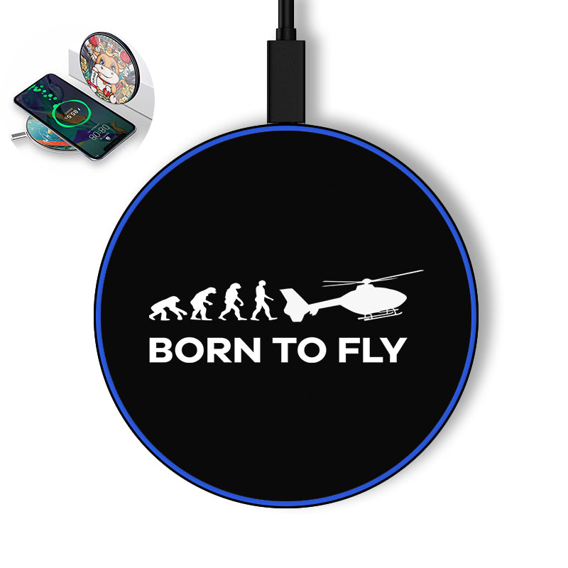 Born To Fly Helicopter Designed Wireless Chargers