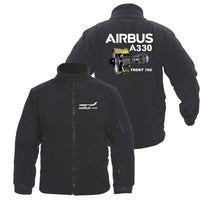 Thumbnail for Airbus A330 & Trent 700 Engine Designed Fleece Military Jackets (Customizable)