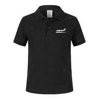 Thumbnail for The Embraer ERJ-175 Designed Children Polo T-Shirts