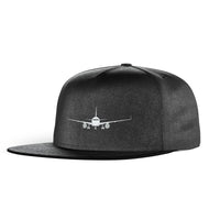 Thumbnail for Airbus A320 Silhouette Designed Snapback Caps & Hats