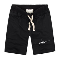 Thumbnail for Airbus A350 Silhouette Designed Cotton Shorts