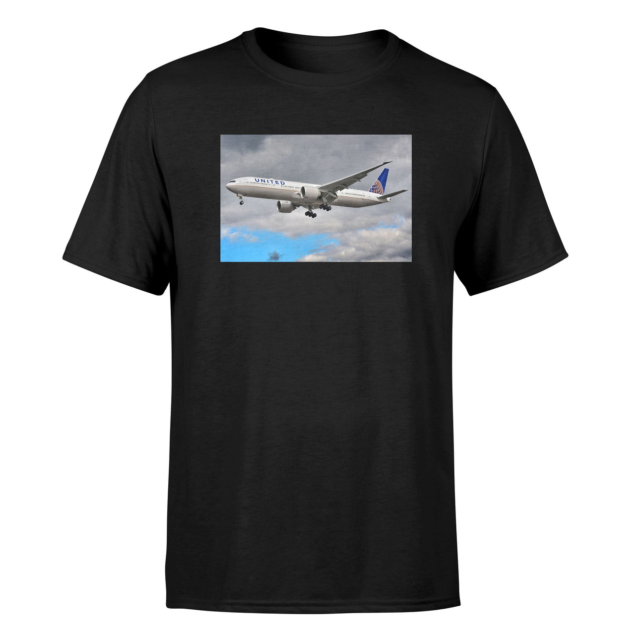 United Airways Boeing 777 Designed T-Shirts