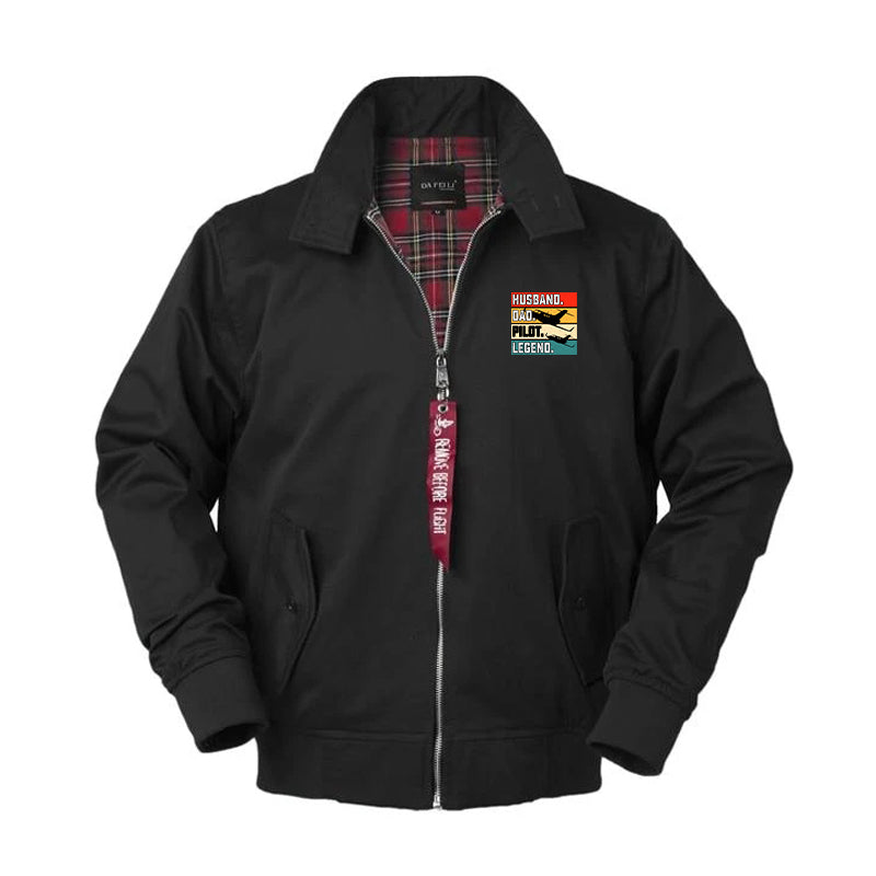 Husband & Dad & Pilot & Legend Designed Vintage Style Jackets