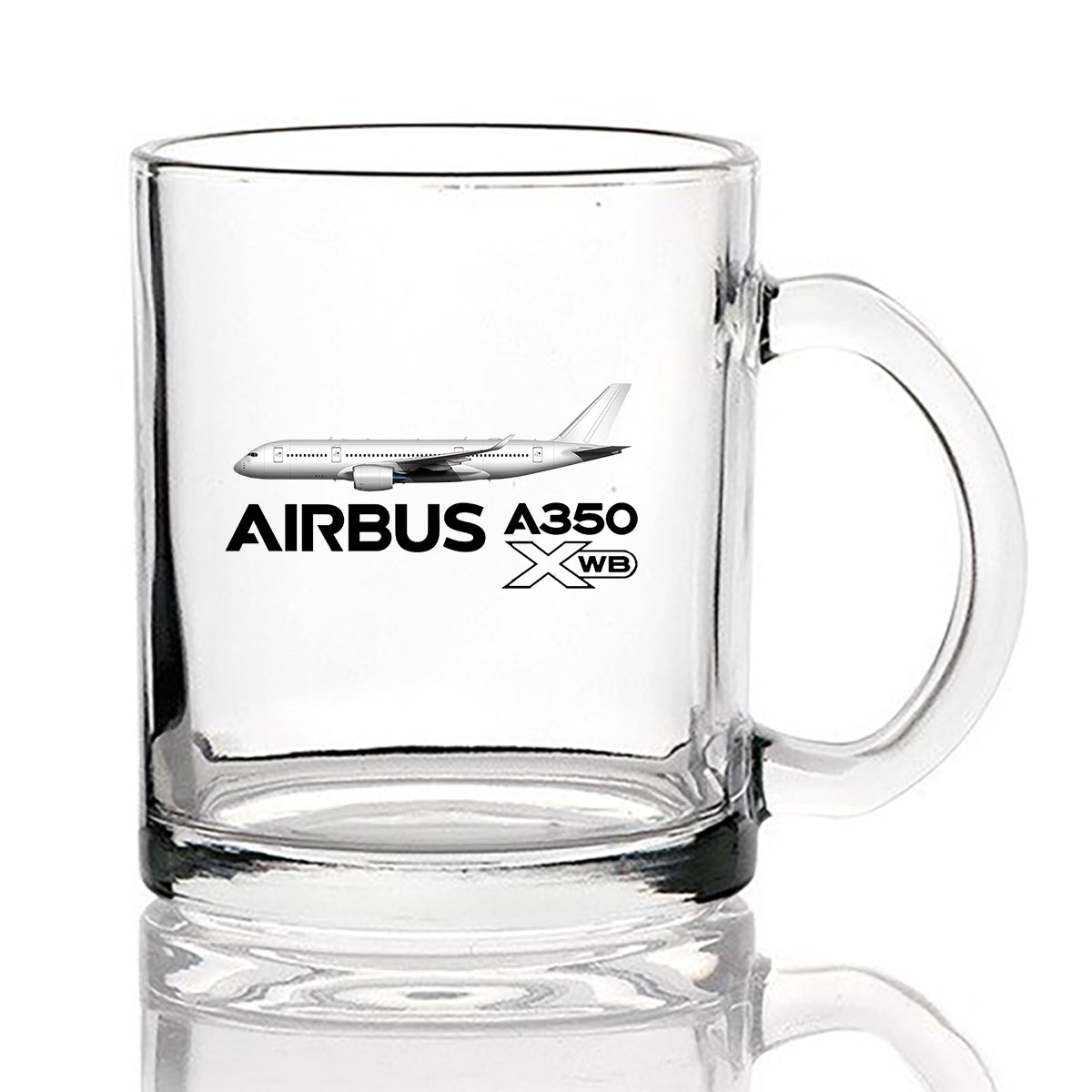 The Airbus A350 WXB Designed Coffee & Tea Glasses