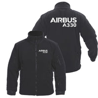 Thumbnail for Airbus A330 & Text Designed Fleece Military Jackets (Customizable)