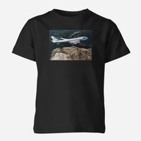 Thumbnail for Cruising United States Of America Boeing 747 Designed Children T-Shirts