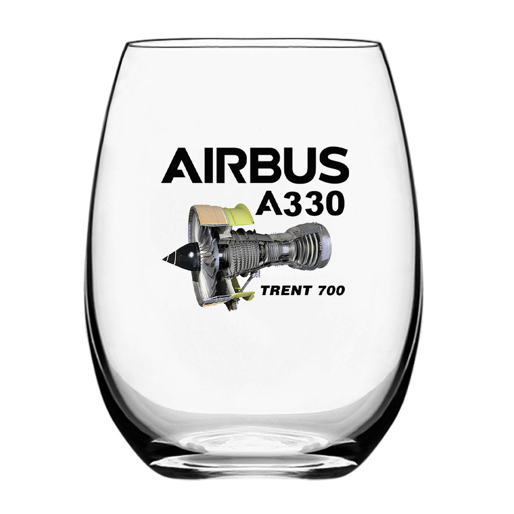 Airbus A330 & Trent 700 Engine Designed Beer & Water Glasses