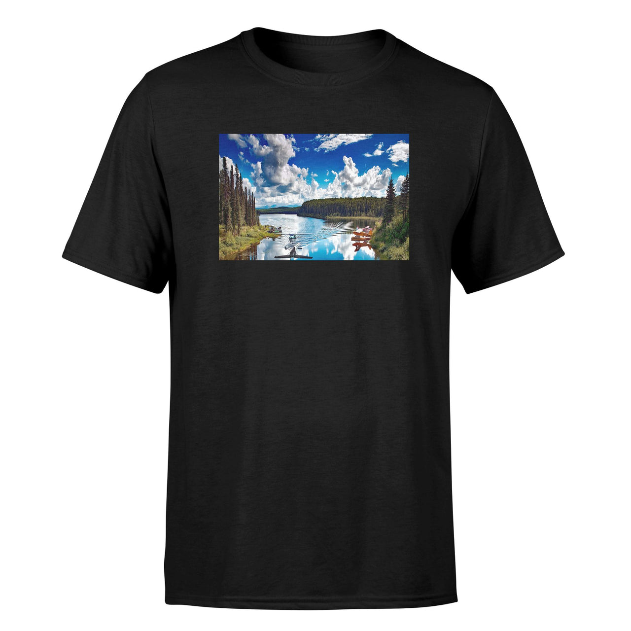 Amazing Scenary & Sea Planes Designed T-Shirts