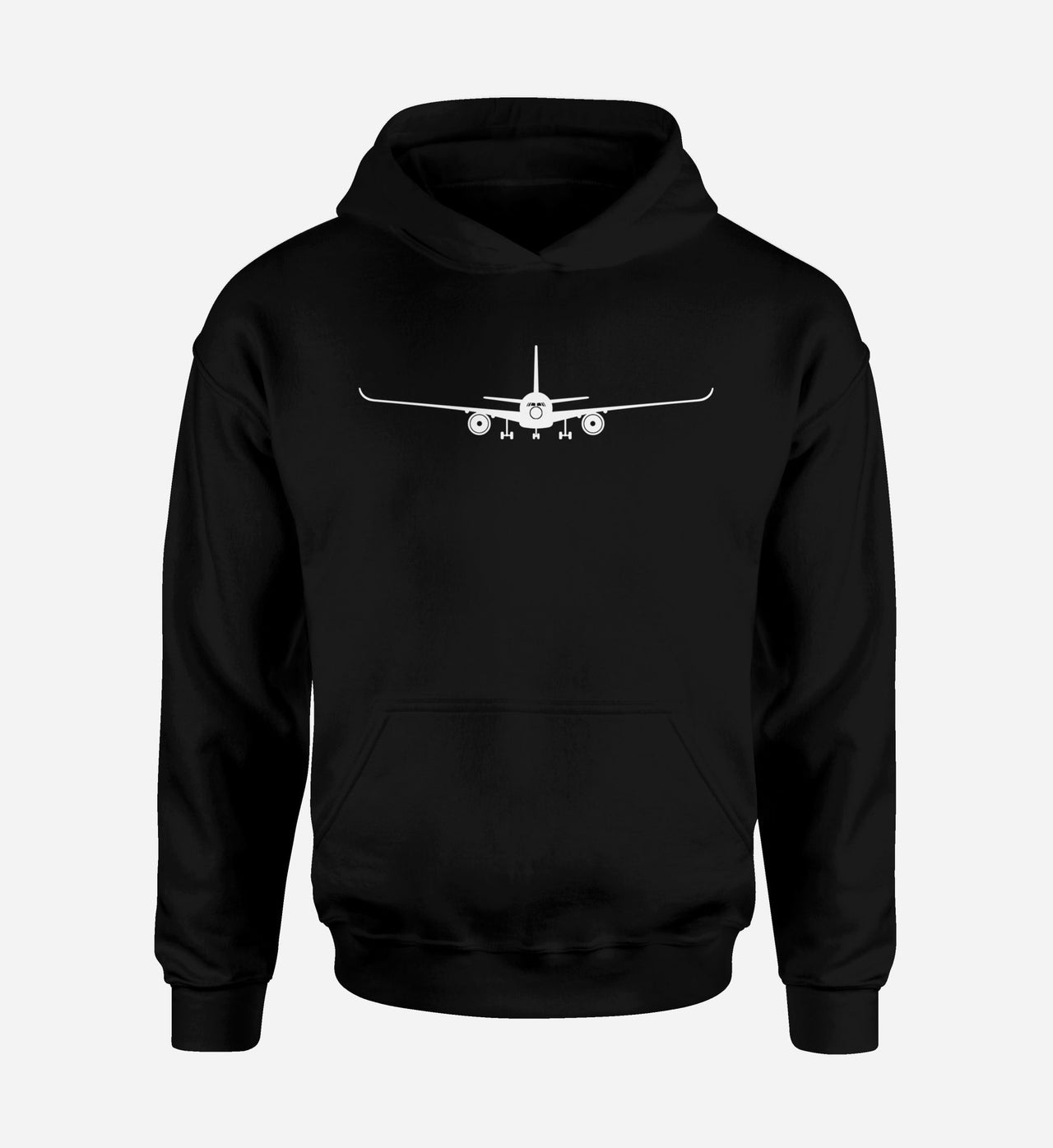 Airbus A350 Silhouette Designed Hoodies