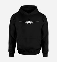 Thumbnail for Airbus A350 Silhouette Designed Hoodies