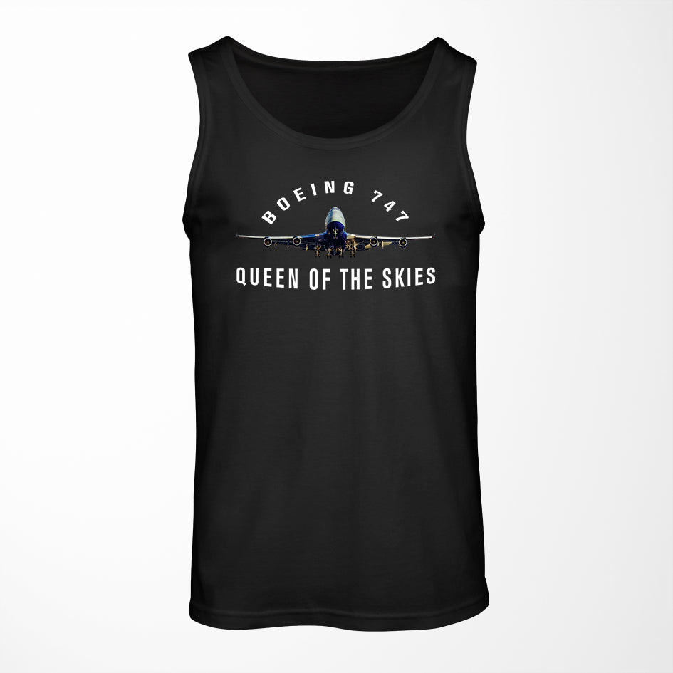 Boeing 747 Queen of the Skies Designed Tank Tops