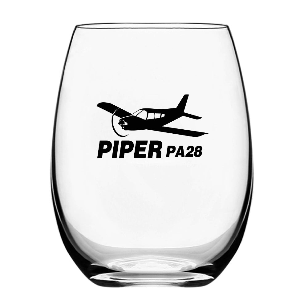 The Piper PA28 Designed Beer & Water Glasses