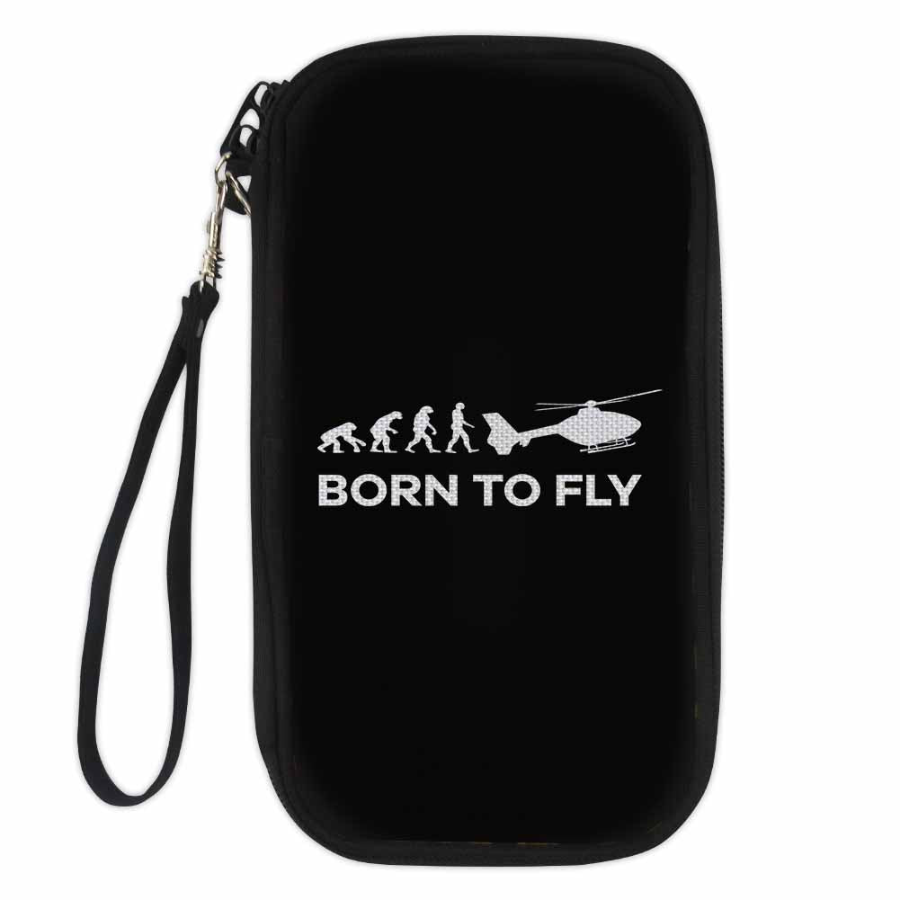 Born To Fly Helicopter Designed Travel Cases & Wallets