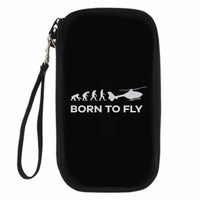 Thumbnail for Born To Fly Helicopter Designed Travel Cases & Wallets