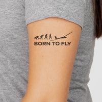 Thumbnail for Born To Fly Glider Designed Tattoes