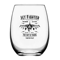 Thumbnail for Jet Fighter - The Sky is Yours Designed Beer & Water Glasses