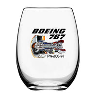 Thumbnail for Boeing 767 Engine (PW4000-94) Designed Beer & Water Glasses