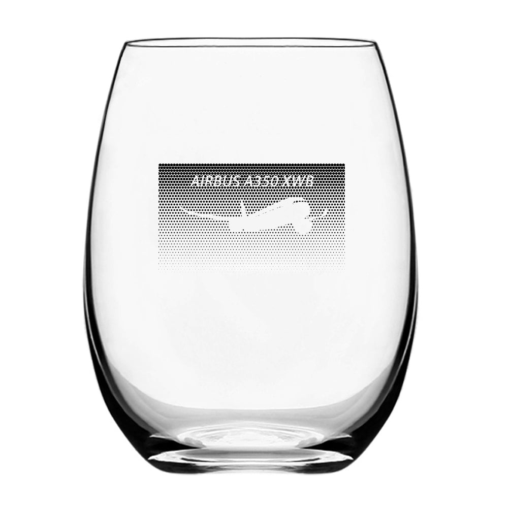 Airbus A350XWB & Dots Designed Beer & Water Glasses