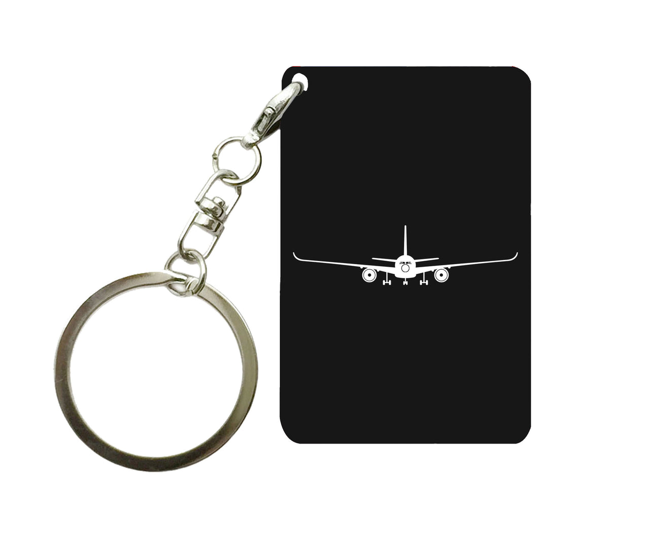 Airbus A350 Silhouette Designed Key Chains