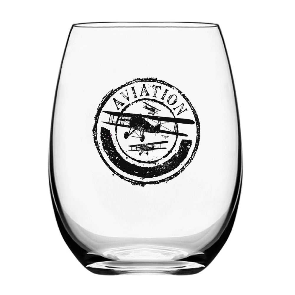 Aviation Lovers Designed Beer & Water Glasses