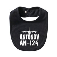 Thumbnail for Antonov AN-124 & Plane Designed Baby Saliva & Feeding Towels