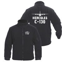 Thumbnail for Hercules C-130 & Plane Designed Fleece Military Jackets (Customizable)