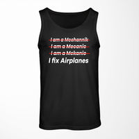 Thumbnail for I Fix Airplanes Designed Tank Tops