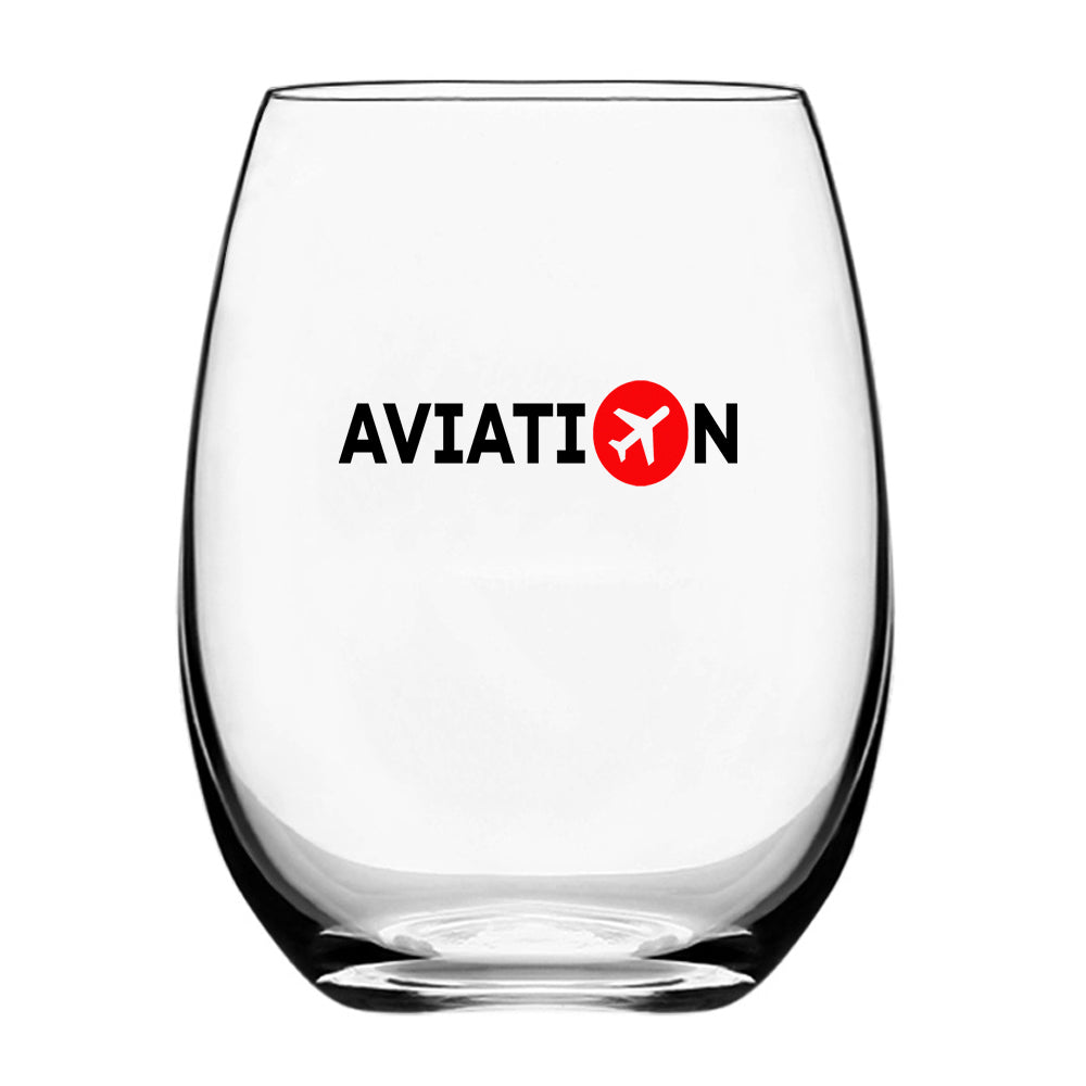 Aviation Designed Beer & Water Glasses