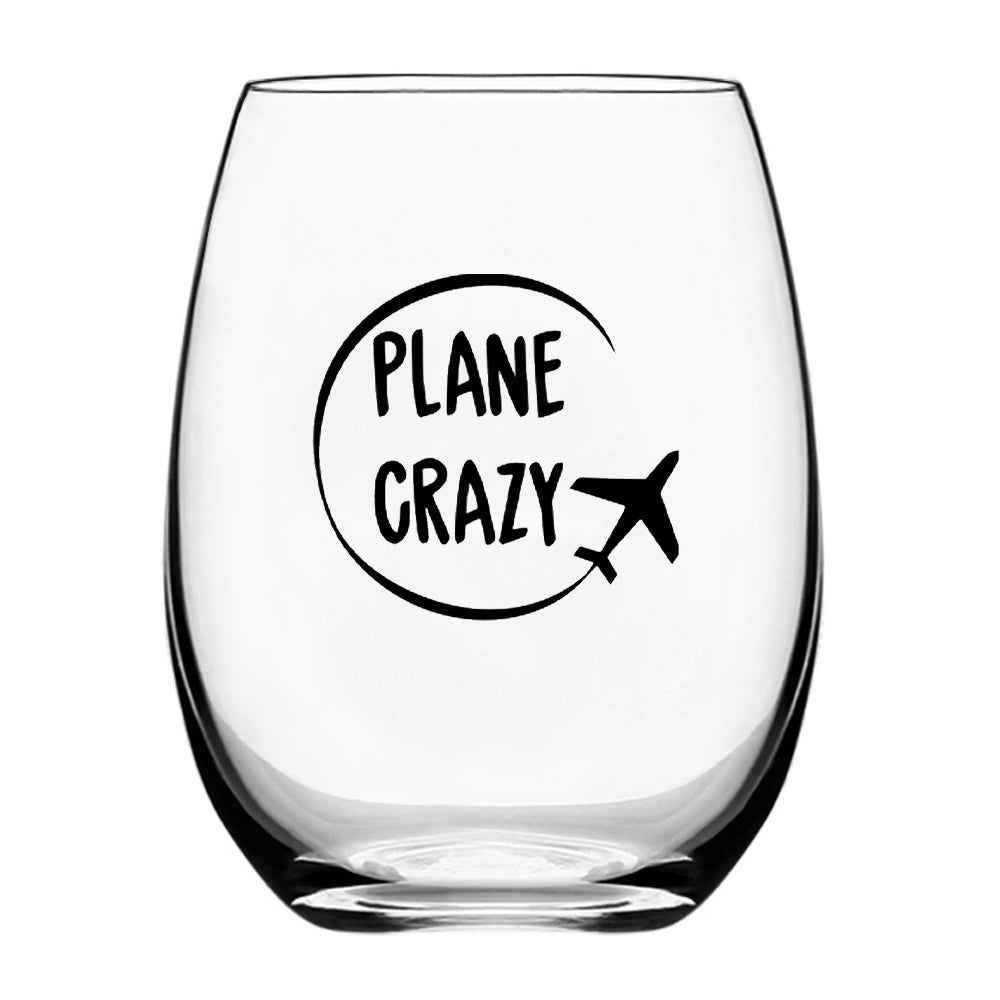 Plane Crazy Designed Beer & Water Glasses