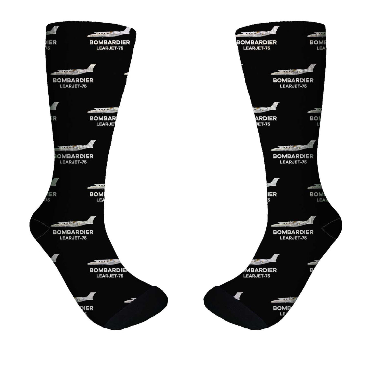 The Bombardier Learjet 75 Designed Socks