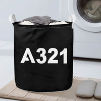 Thumbnail for A321 Flat Text Designed Laundry Baskets