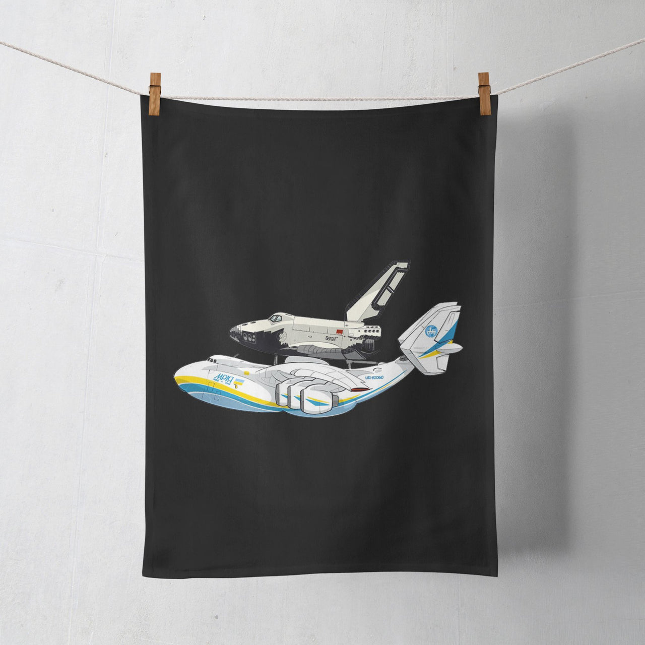 Antonov An-225 & Buran Designed Towels