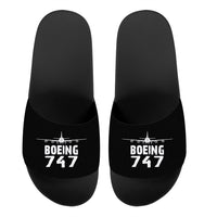 Thumbnail for Boeing 747 & Plane Designed Sport Slippers