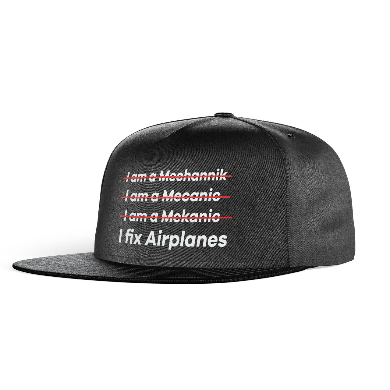 I Fix Airplanes Designed Snapback Caps & Hats