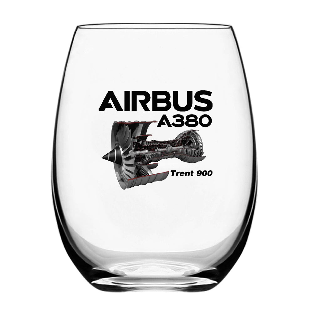 Airbus A380 & Trent 900 Engine Designed Beer & Water Glasses