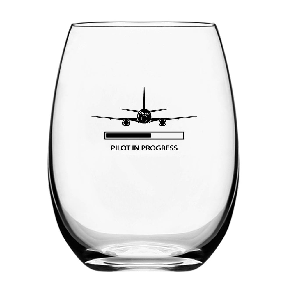 Pilot In Progress Designed Beer & Water Glasses