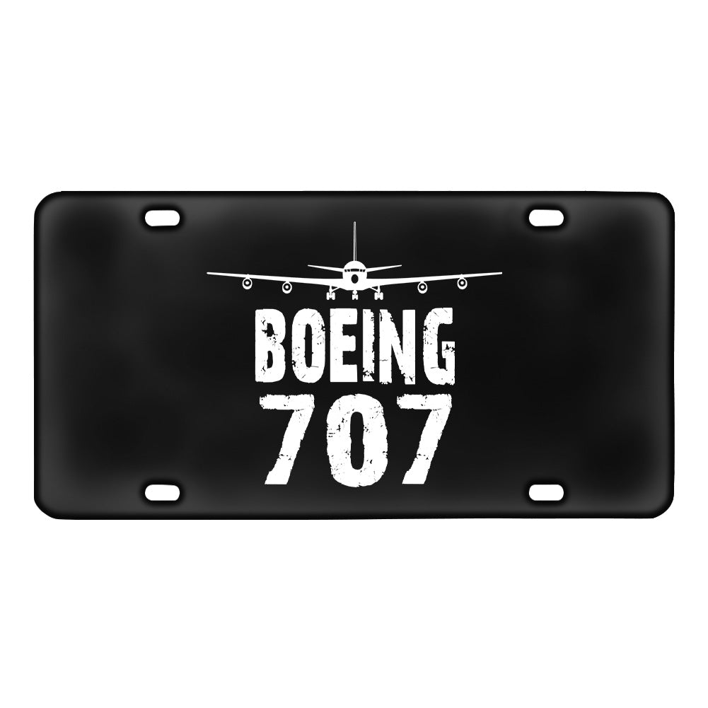 Boeing 707 & Plane Designed Metal (License) Plates