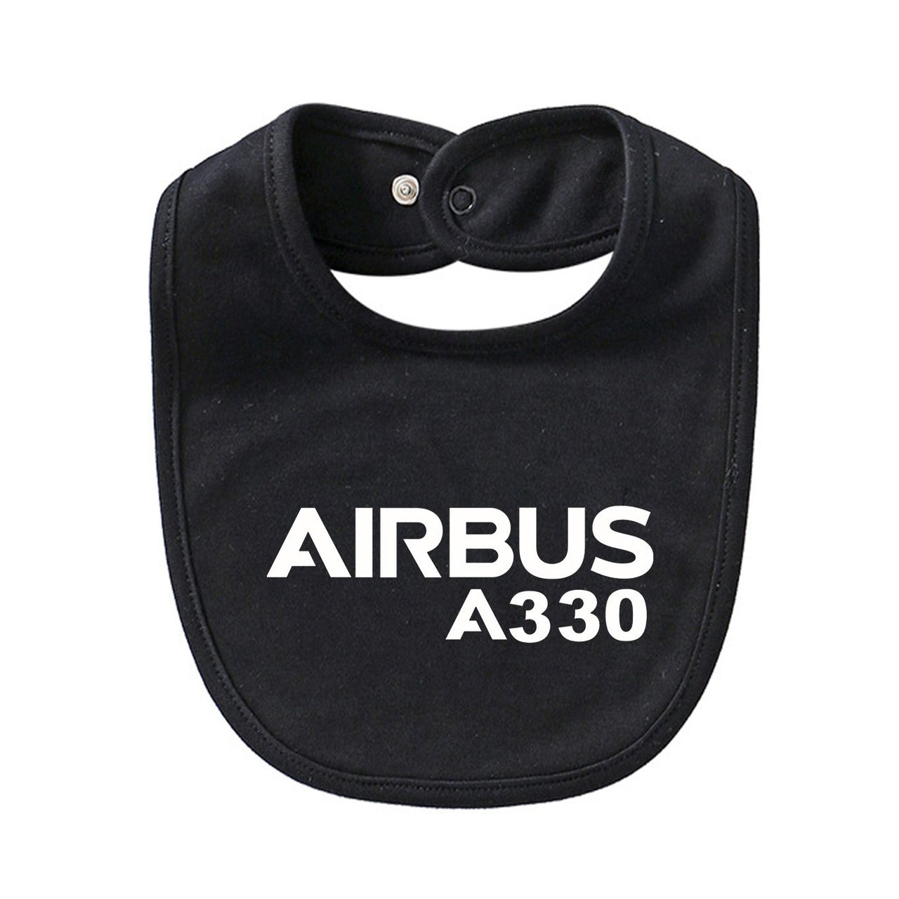 Airbus A330 & Text Designed Baby Saliva & Feeding Towels