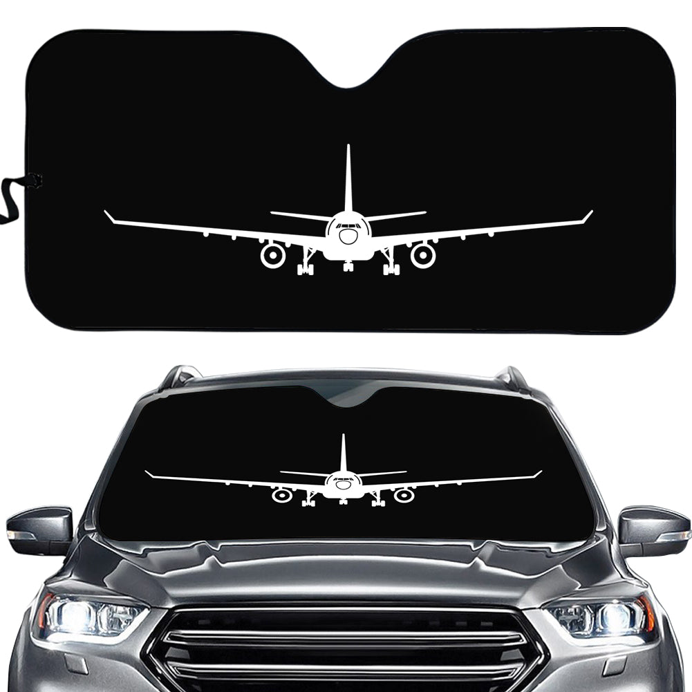 Airbus A330 Silhouette Designed Car Sun Shade