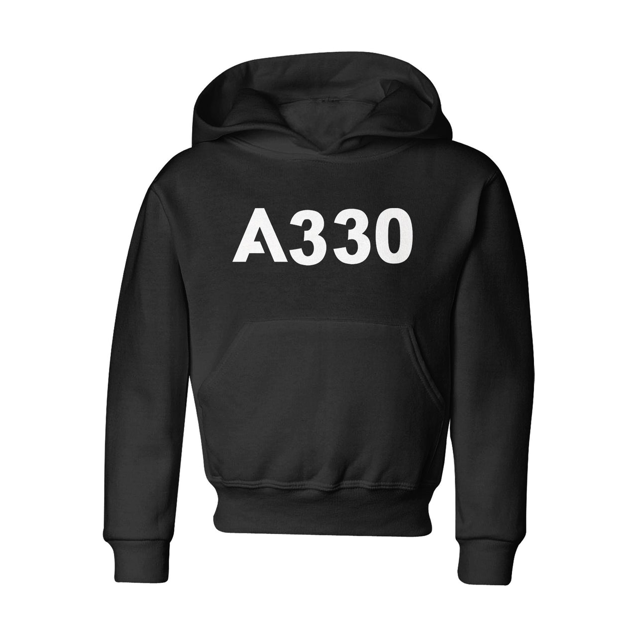 A330 Flat Text Designed "CHILDREN" Hoodies